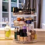 360° Cosmetic Organizer – Rotating Makeup & Skincare Storage