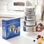Stainless Steel Food Storage Containers with Lids – Set of 5