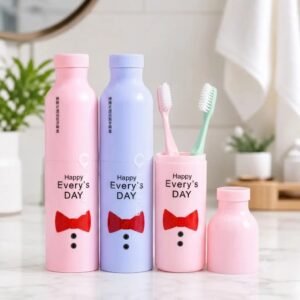 Portable Toothpaste & Toothbrush Holder Case