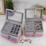Velvet Glass Jewellery Box