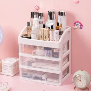 3-Layer Makeup Drawer Organizer – Cosmetic & Beauty Storage