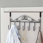 Crown Metal Door Hook Hanger – Multi-Purpose Over-the-Door Storage Hook