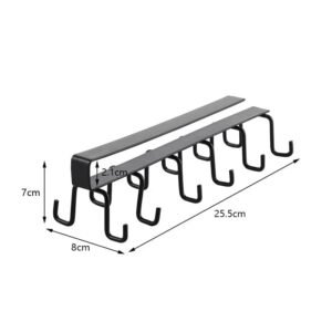 Double Mug Patti – Wall-Mounted Double Cup Holder Rack