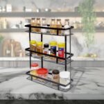 Multi-Purpose 3-Layer Organizer – Wall-Mounted & Stand Storage Rack