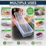 Plastic Fridge Food Storage Container – Multipurpose Refrigerator Organizer Box