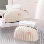 Shell Tissue Box – Elegant Decorative Tissue Holder for Home and Office