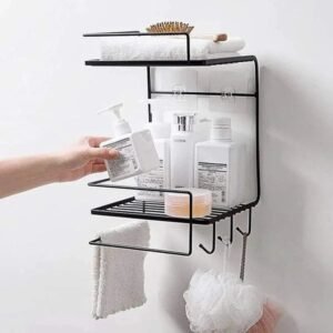 Washroom Stand – Multi-Purpose Bathroom Storage Organizer Rack