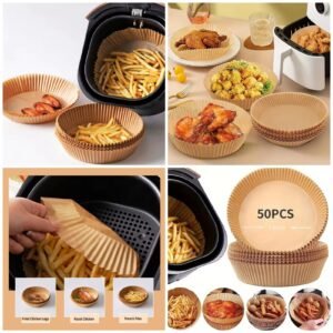 50 Pieces Disposable Air Fryer Paper Liners