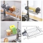 Stainless Steel Sink Basket – Kitchen Drain & Storage Organizer