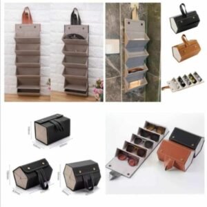 Sunglasses Storage Organizer Box – 4, 5 & 6 Grid | Random Color