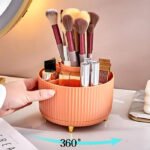 360° Rotating Makeup Organizer – Cosmetic & Skincare Storage Holder
